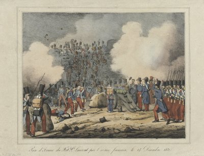 Capture of the Lunette of Saint-Laurent, 1832 by Anonymous