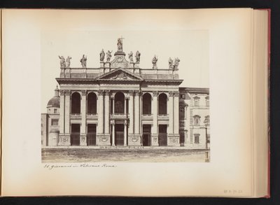 Facade of the Basilica of St. John Lateran in Rome, Italy by Anonymous
