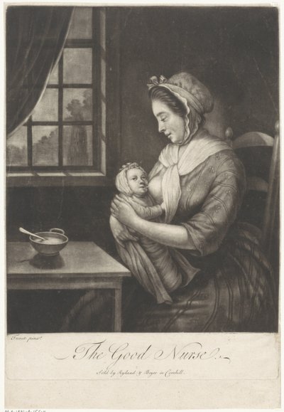 Woman Breastfeeding by Anonymous