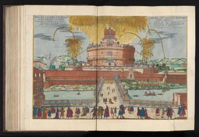 Fireworks at the Castel Sant