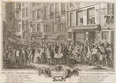 Wind Trade in the Rue Quinquempoix, 1720 by Anonymous