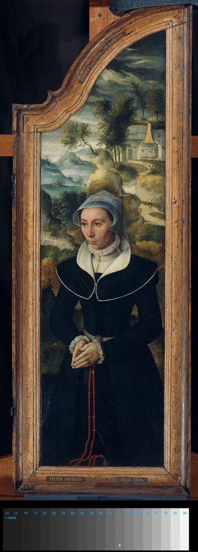 Wing of a Triptych with the Portrait of Elisabeth Canneel by Anonymous