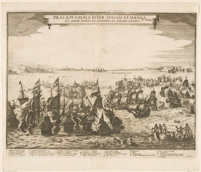 Naval Battle Between the Swedish and Danish Fleets in the Belt, 1644 by Anonymous