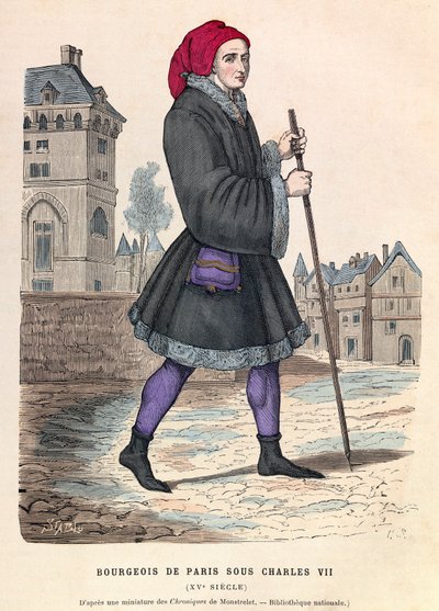 A Bourgeois of Paris Under the Reign of King Charles VII by Anonymous Anonymous