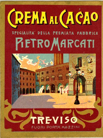 Advertisement for cocoa cream Marcati from Treviso by Anonymous Anonymous