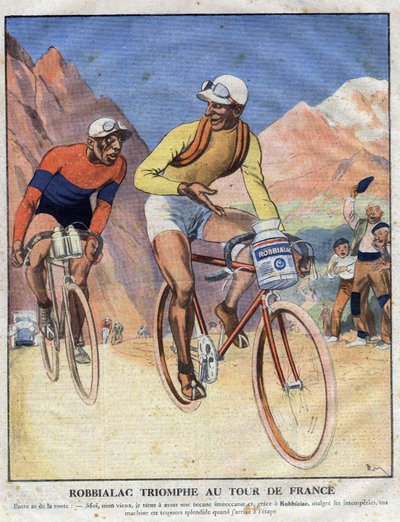 Advertising for the painting Robbialac: 