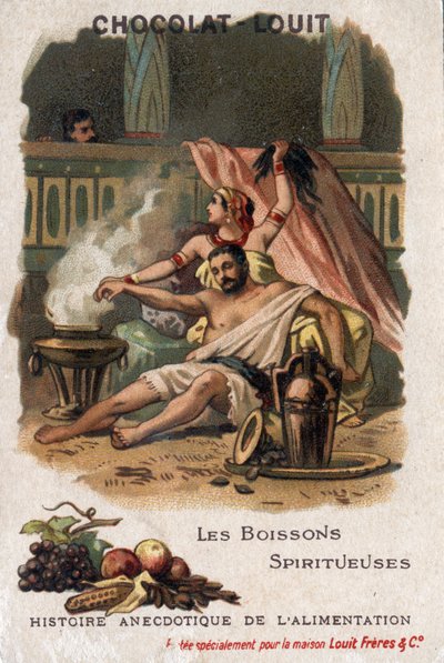 Anecdotal history of food: spirit drinks (fermented drinks). Samson, under the influence of Dalila