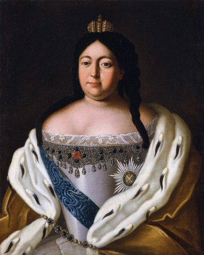 Portrait of Empress Anna Ioannovna by Anonymous Anonymous