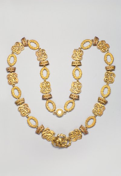 Austria - Order of the Iron Crown: Necklace Belonging to Heinrich Ritter Kummer von Falkenfeld by Anonymous Anonymous