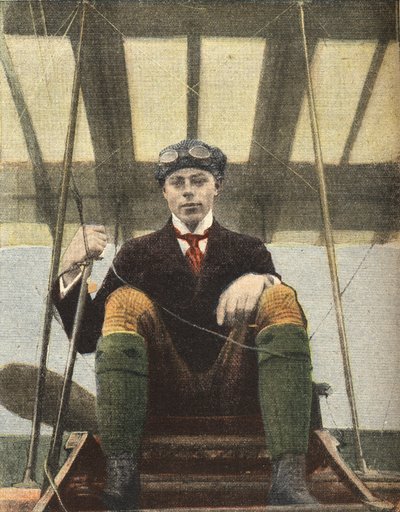 Aviation: Portrait of the Aviator Henri Wynmalen by Anonymous Anonymous