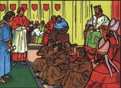 Bed of Justice to Judge Charles the Bad (Charles of Navarre) by Anonymous Anonymous