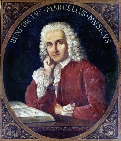 Benedetto Marcello (1686-1739) Italian Composer. Anonymous Painting of the 18th Century. Venice by Anonymous Anonymous