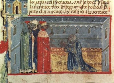 Codice Correr I 383 Miniature with a Doge by Anonymous Anonymous