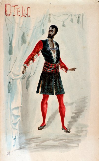 Costume for Otello in the opera by Giuseppe Verdi by Anonymous Anonymous