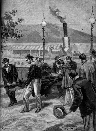 Death of the Austrian Empress Sissi, Geneva (Switzerland) by Anonymous Anonymous