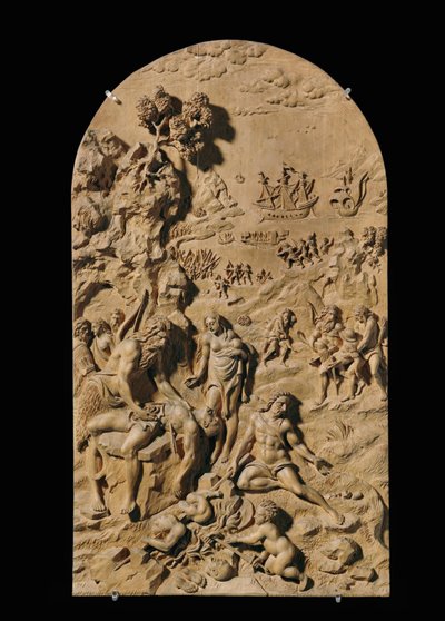 Eight Carved Reliefs, Cherry by Anonymous Anonymous