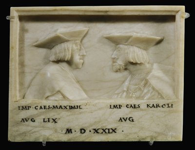 Emperor Maximilian I and His Grandson Emperor Karl V by Anonymous Anonymous