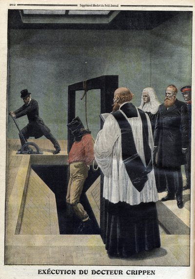 Execution of Doctor Crippen, illustration from 