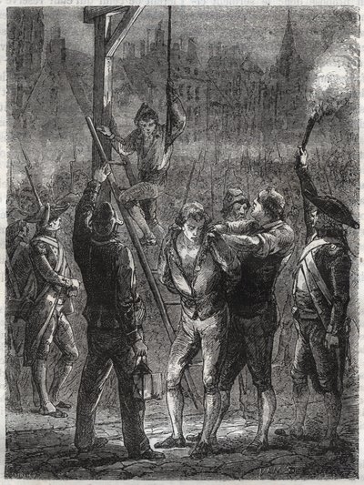 Execution of Thomas de Mahy, Marquis de Favras - Paris, February 19 by Anonymous Anonymous