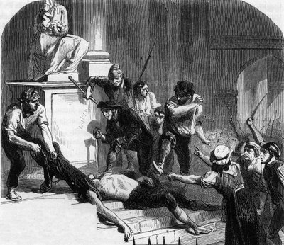 French Revolution - Massacres of La Glaciere, Avignon - Murder of Lescuyer by Anonymous Anonymous