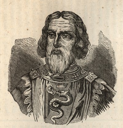 Portrait of Galeazzo I Visconti by Anonymous Anonymous