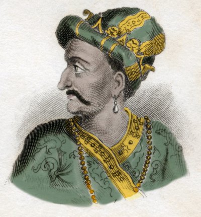 Grand Moghol (probably Aurangzeb, also known as Alamgir) - 19th century engraving by Anonymous Anonymous