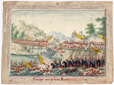 Russo-Turkish War of 1828-1829 - The Battle on the river Kamchik on 15th October 1828 by Anonymous Anonymous