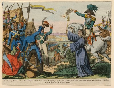 The Russian Observations Corps Receives the Command for Crossing the Pruth River on May 6 by Anonymous Anonymous