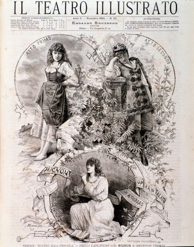 Illustration for Mignon, Opera by Ambroise Thomas by Anonymous Anonymous