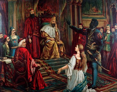 Illustration of Otello opera by Giuseppe Verdi by Anonymous Anonymous