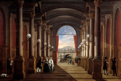 Internal view of the former station Saint Lazare by Anonymous Anonymous