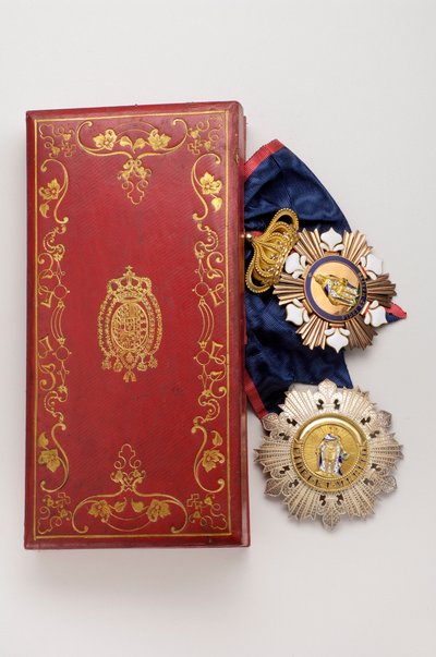 Kingdom of the Two Sicilies - Order of Saint Ferdinand and Merit: Badges of a Knight Grand Cross Belonging to a Member of the Grand Ducal House of Baden by Anonymous Anonymous