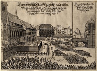 Execution of 27 Protestant Leaders on the Old Town Square in Prague on June 21 by Anonymous Anonymous