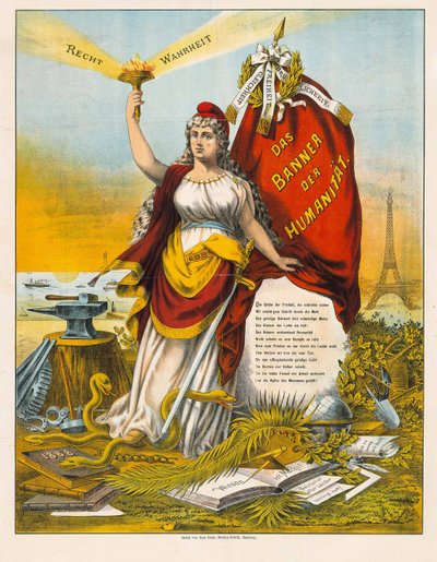 The Goddess of Liberty with Hammer and Anvil by Anonymous Anonymous
