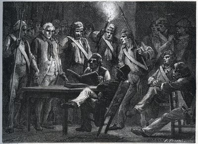 The Maillard Tribunal during the Revolution (Stanislas Marie Maillard) by Anonymous Anonymous