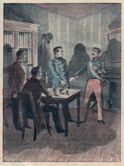 The Oath by Bories - engraving in 