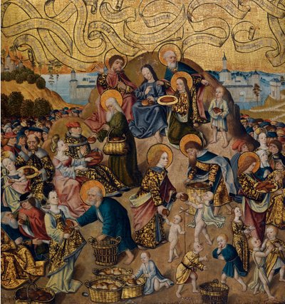 The Miracle of the Five Loaves and Two Fishes by Anonymous Anonymous