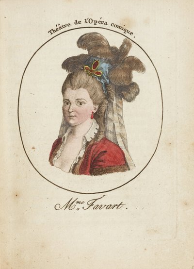 Madame Justine Favart by Anonymous Anonymous