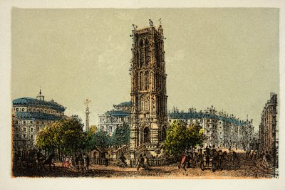 Paris 1874: The Saint Jacques Tower by Anonymous Anonymous
