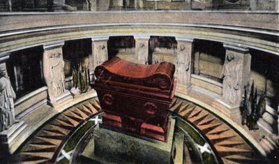 Paris: tomb of Napoleon I Bonaparte at the Invalides by Anonymous Anonymous
