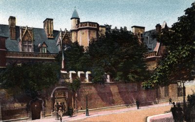 Paris: View of the Musee de Cluny. Photograph of 1920 in Artistic Album of the City of Paris. Private Collection by Anonymous Anonymous