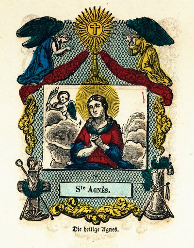 Pious Image: Saint Agnes by Anonymous Anonymous