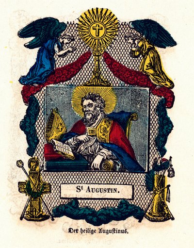 Pious Image: Saint Augustine by Anonymous Anonymous