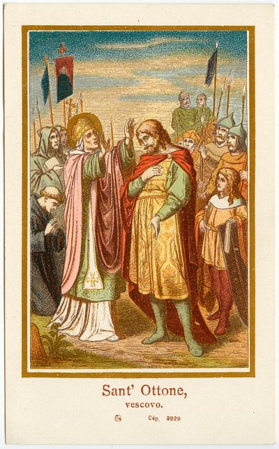 Pious image: Saint Othon I, Bishop of Bamberg by Anonymous Anonymous