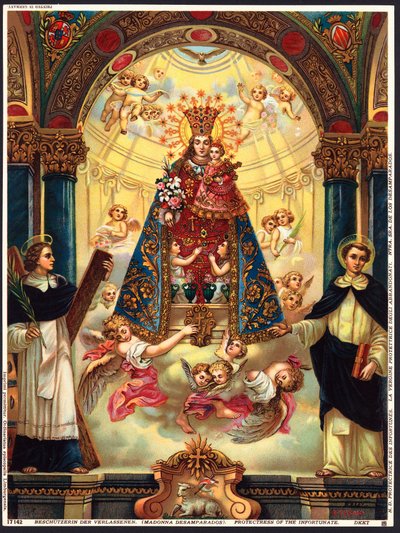 Pious Image: Virgin Protecting the Unfortunate by Anonymous Anonymous