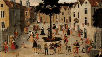 Popular Tradition: Popular Fete Around the Arbre de Mai (Elm) in Paris by Anonymous Anonymous