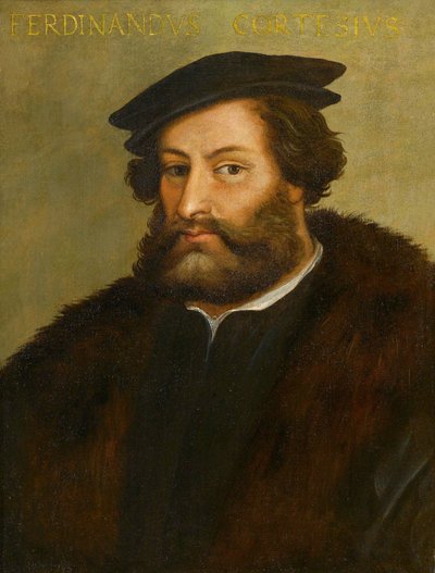 Portrait of Hernan Cortez by Anonymous Anonymous