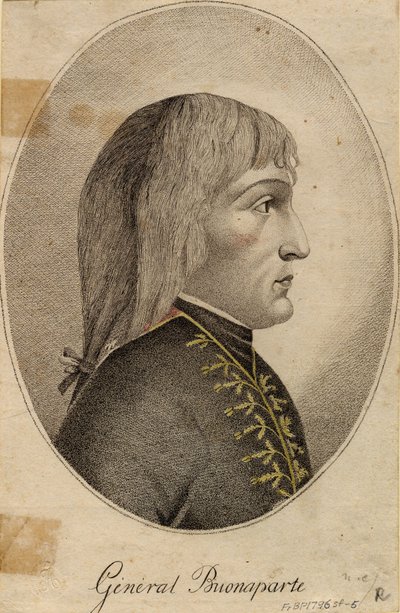 Portrait of General Napoleon Bonaparte (1769-1821) by Anonymous Anonymous