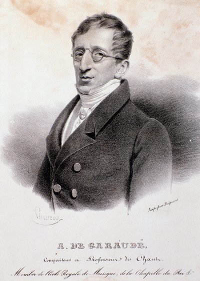 Portrait of Alexis de Garaude (1779-1852), French Composer by Anonymous Anonymous