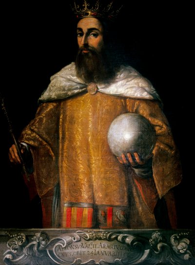 Portrait of Alfonso IV, king of Aragon called the Gentle by Anonymous Anonymous